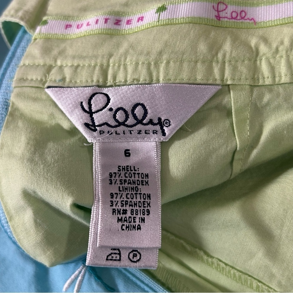 Lilly Pulitzer Dragonfly Skort With Pockets Teal Blue Size 6 White Label Tag - Picture 3 of 8